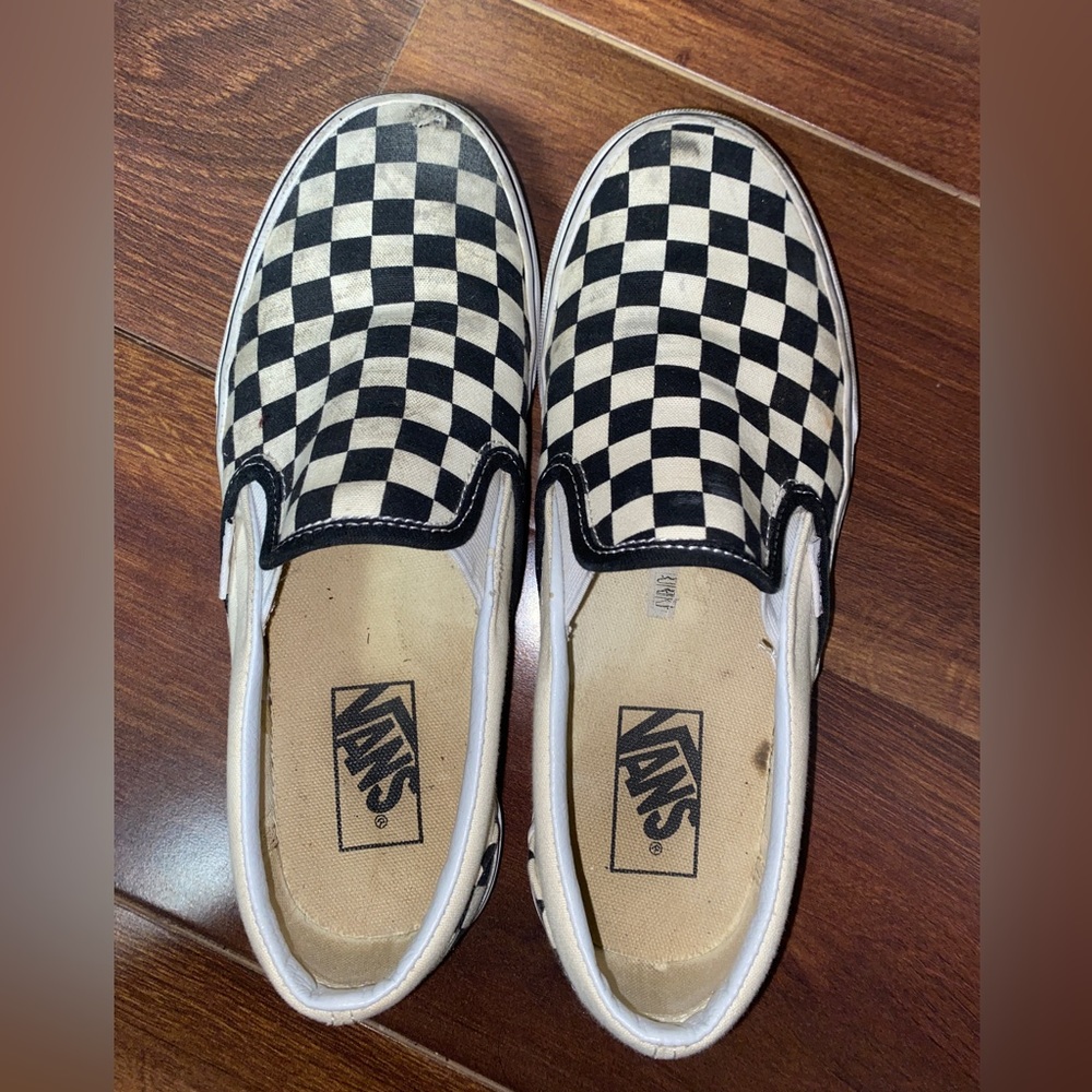 Checkered Vans
